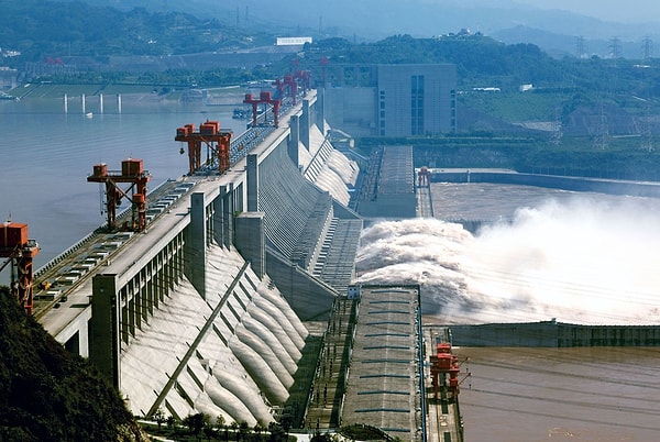 Constructed in China, the Three Gorges Dam, standing at a towering height of 185 meters, holds the title of the world's tallest dam.