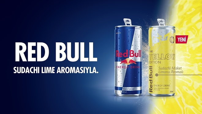Red Bull Yellow Edition ile Yazın Yeri Başkaysa: Sudachi ve Misket Limonu Aroması Kalıcı Olarak Raflarda