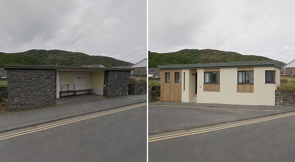 Hikaye, Taylor çiftinin Barmouth'ta tatil yaparken kumsala sadece birkaç metre mesafedeki Marine Parade caddesinde asılı "Satılık" tabelasını görmesiyle başladı.