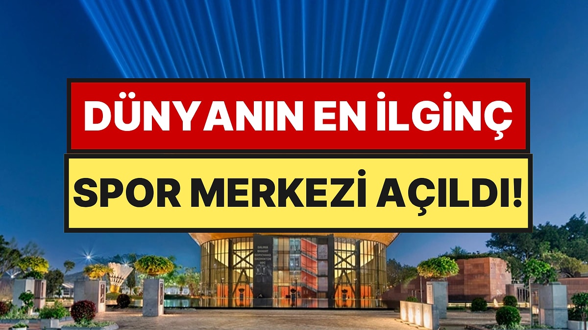 7 Bin Metrekarelik Badminton Topu Şeklinde Spor Merkezi İnşa Ettiler