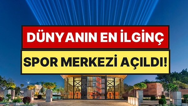 Badminton Topu Şeklinde Spor Merkezi İnşa Ettiler