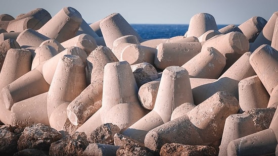 They Built a Shield by Placing 80-Ton Concrete Blocks Along the Coast