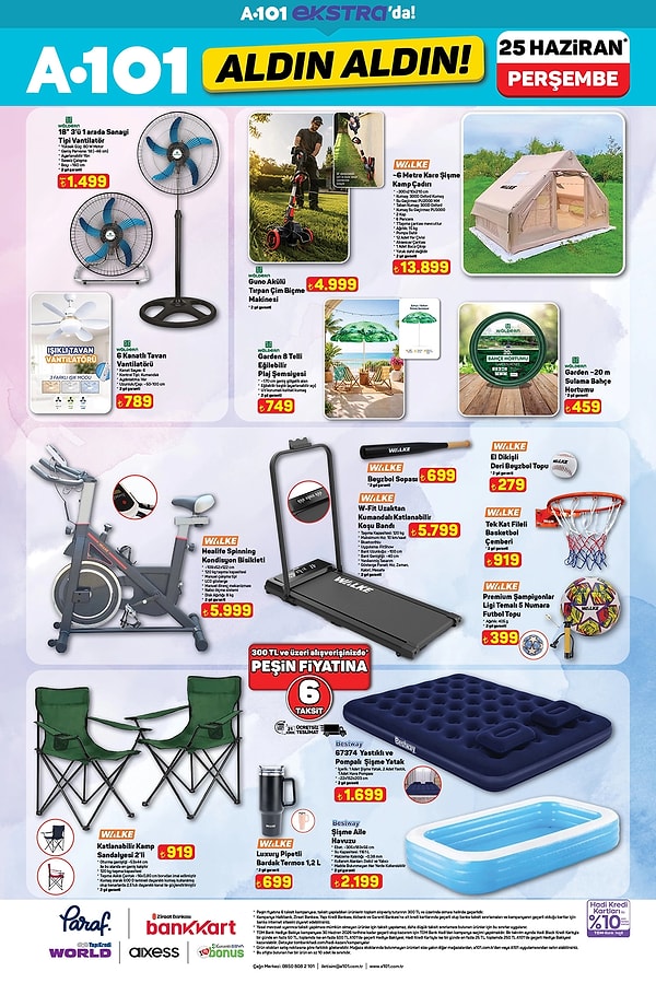 Waldern 3in1 Sanayi Tipi Ayaklı Masaüstü Vantilatör 1.499 TL