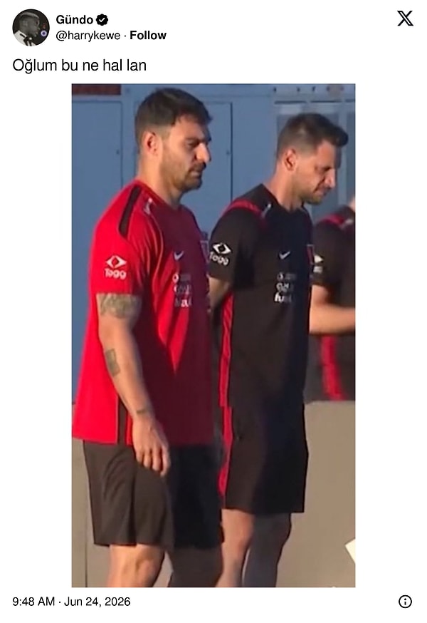 Eleştirilerin odağındaki Kaan Ayhan kampta böyle görüntülendi.