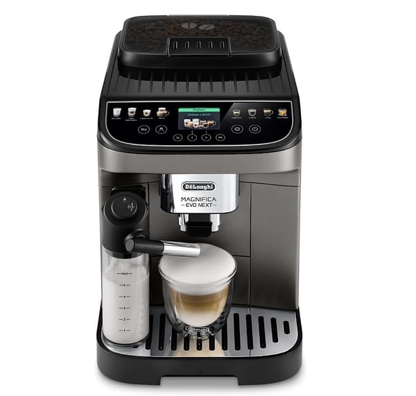 Evde espresso ve bol köpüklü cappuccino tarifleri hazırlayan tam otomatik kahve makinesi!