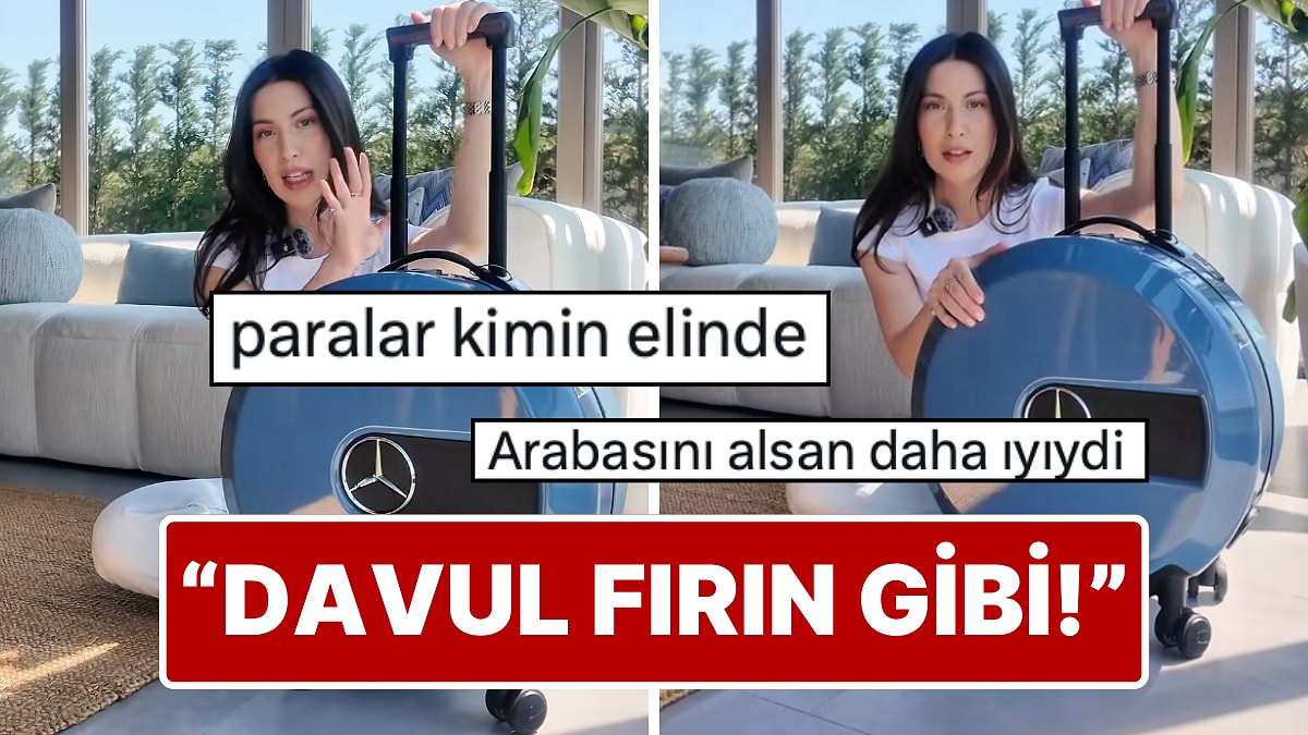 Bir TikTok Kullanıcısının Lüks Araba Markası Tasarımlı Bavulu Gündem Oldu: Fiyatını Duyanlar Şoke Oldu