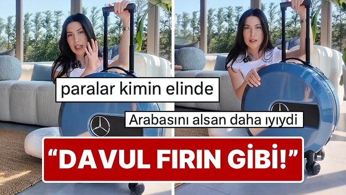 Bir TikTok Kullanıcısının Lüks Araba Markası Tasarımlı Bavulu Gündem Oldu: Fiyatını Duyanlar Şoke Oldu