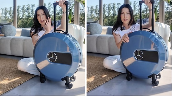 TikTok User Goes Viral With a Luxury Car-Inspired Suitcase—and Its Price Has Everyone Talking