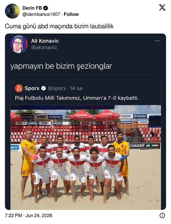 Merakla beklenmeyen ABD maçına geçelim.