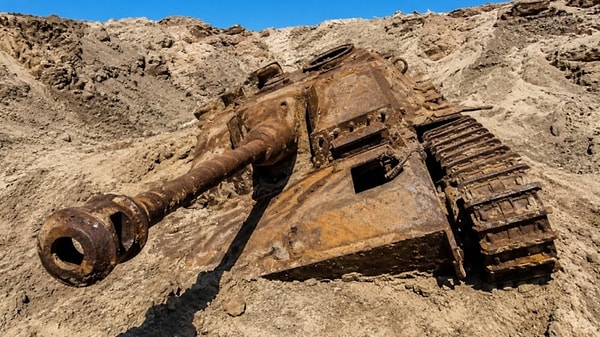 Nordholz üssündeki kazılarda İkinci Dünya Savaşı'nın en yaygın zırhlı araçlarından birine ulaşıldı
