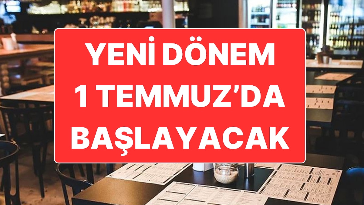 Türkiye’deki Tüm Restoranlarda Yeni Menü Dönemi 1 Temmuz’da Başlayacak