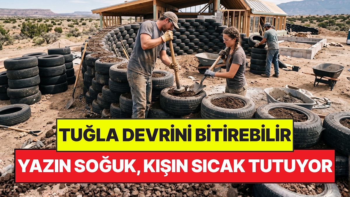 Tuğlaların Yerini Aldı: Evler Yazın Serin, Kışın Sıcak Oluyor