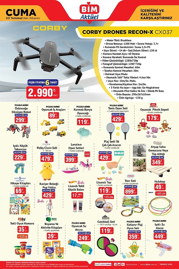 Corby Drone 2.990 TL
