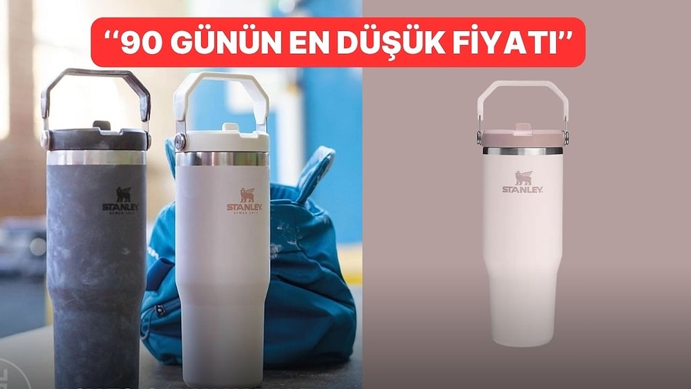 Günün Fırsatı: Çok Satanlar Listesinin Yıldızı Stanley The IceFlow Flip Straw Pipetli Termos İndirimde!