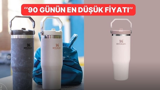 Günün Fırsatı: Çok Satanlar Listesinin Yıldızı Stanley The IceFlow Flip Straw Pipetli Termos İndirimde!