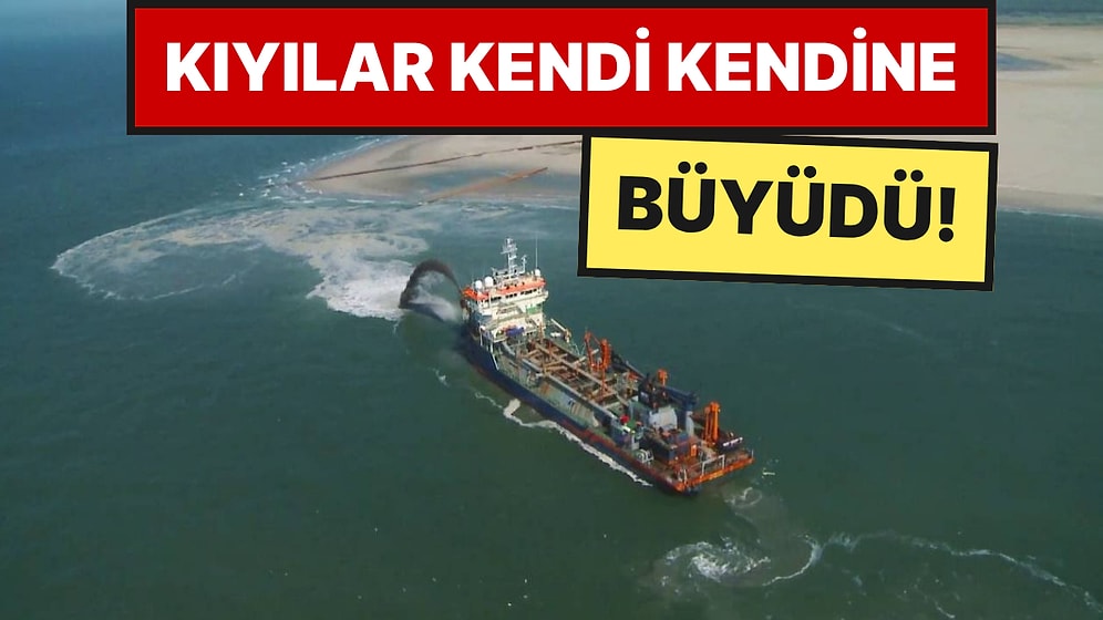 Denize 21,5 Milyon Metreküp Kum Boşalttılar