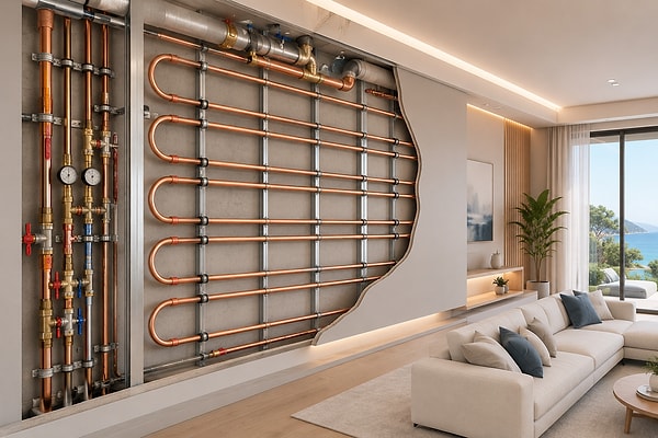 Radiant cooling operates through two fundamental mechanisms: