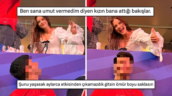 ABD - Türkiye Maçına, Barbara Palvin ile Türk Hayranının Fotoğrafı Damgasını Vurdu!