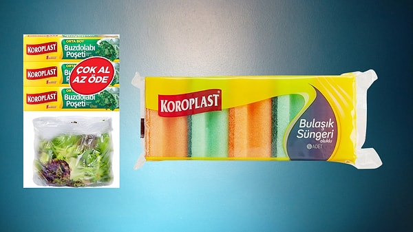 Mutfak düzenini ve temizliğini pratik hale getiren kaliteli Koroplast ürünlerinde 3 al 2 öde kampanyası!