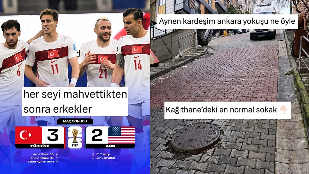 ABD Galibiyetinden Efsane Kağıthane Yokuşlarına Son 24 Saatin Viral Tweetleri