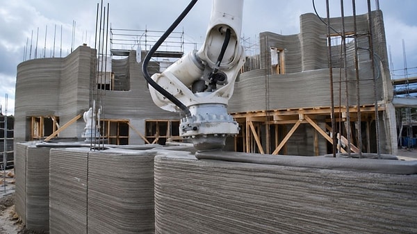Two-Story House 3D-Printed in 18 Hours