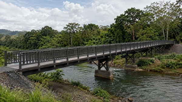 81-Meter Bridge Built With Plastic Waste