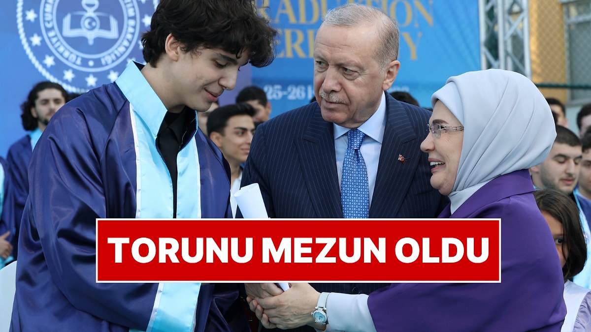 Cumhurbaşkanı Erdoğan’ın Torunu Mezun Oldu: Diplomayı Dedesinden Aldı