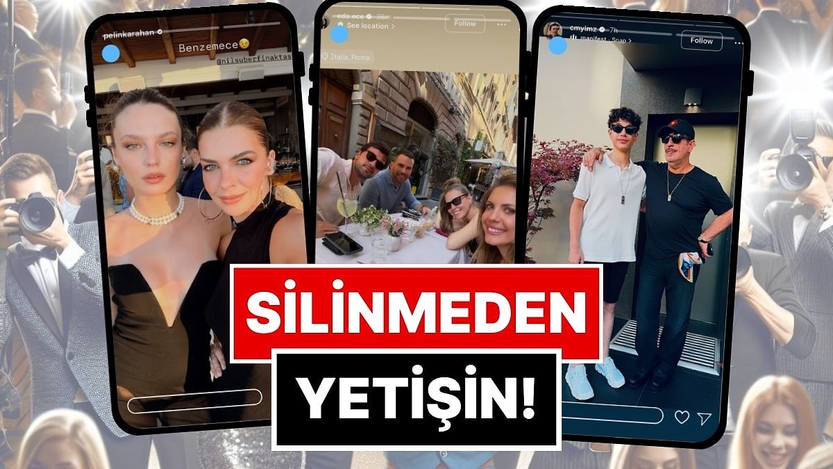 Silinmeden Yetişin: 20-27 Haziran'da Ünlülerin Paylaştığı "Kaçarsa Yazık Olur" Temalı Instagram Hikayeleri