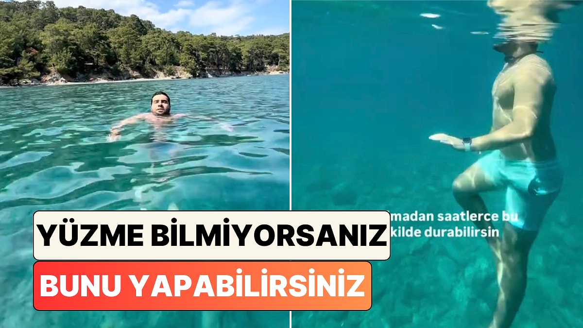 Yorulmadan Saatlerce Su Üstünde Nasıl Kalınır? Antrenörden Yüzme Bilmeyenleri Bile Rahatlatacak Tüyo