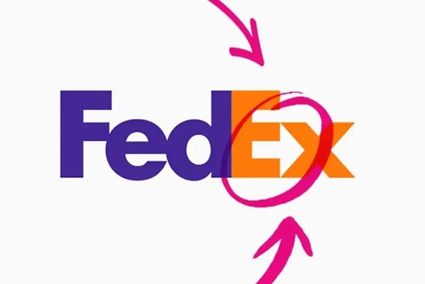 1. FedEx logosundaki gizli ok