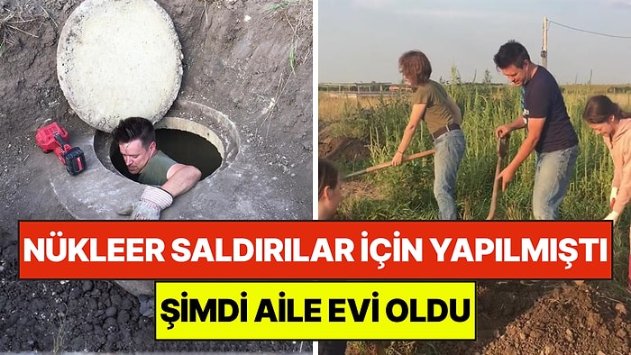 Nükleer Saldırılardan Kaçmak İçin Yapılmıştı: Şimdi Altı Kişilik Bir Ailenin Yeni Evi Oldu