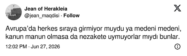 Bilinen Avrupa imajı da sarsıldı.