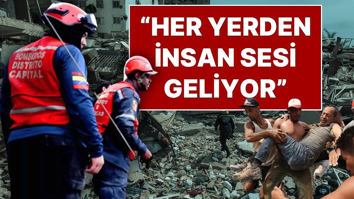 Venezuela'daki Çifte Deprem Felaketinde Can Kaybı Artıyor: "Her Yerden İnsan Sesleri Geliyor"