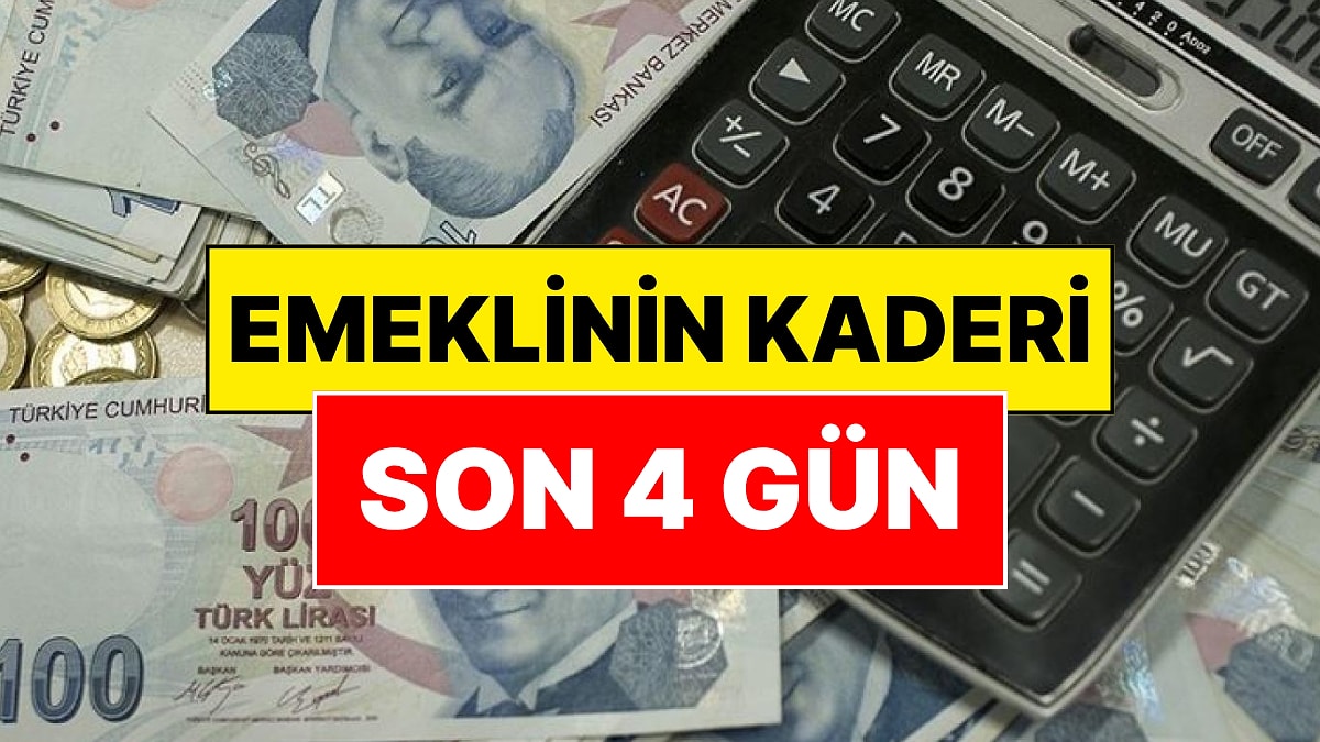 Emekli Maaşı Cuma Günü Saat 10'da Tamamen Değişiyor