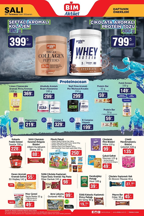Proteinocean Şeftali Aromalı Kolajen 250 gr 399 TL