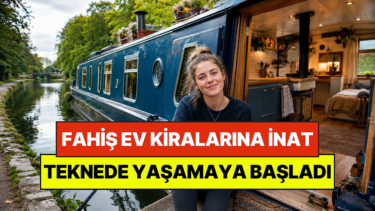 Ev Sahibine İnat 25 Yaşında Teknede Yaşamaya Başladı: "Kira Ödemekten Daha Ucuza Geldi"