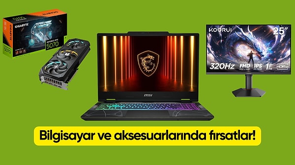 Bilgisayar ve aksesuarlarında kaçırılmayacak fırsatlar dahilinde en iddialı oyuncu donanımları raflarda!