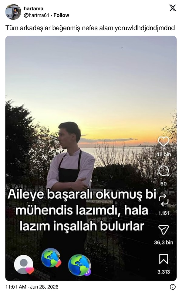 Güzel dilekler gelmiş.