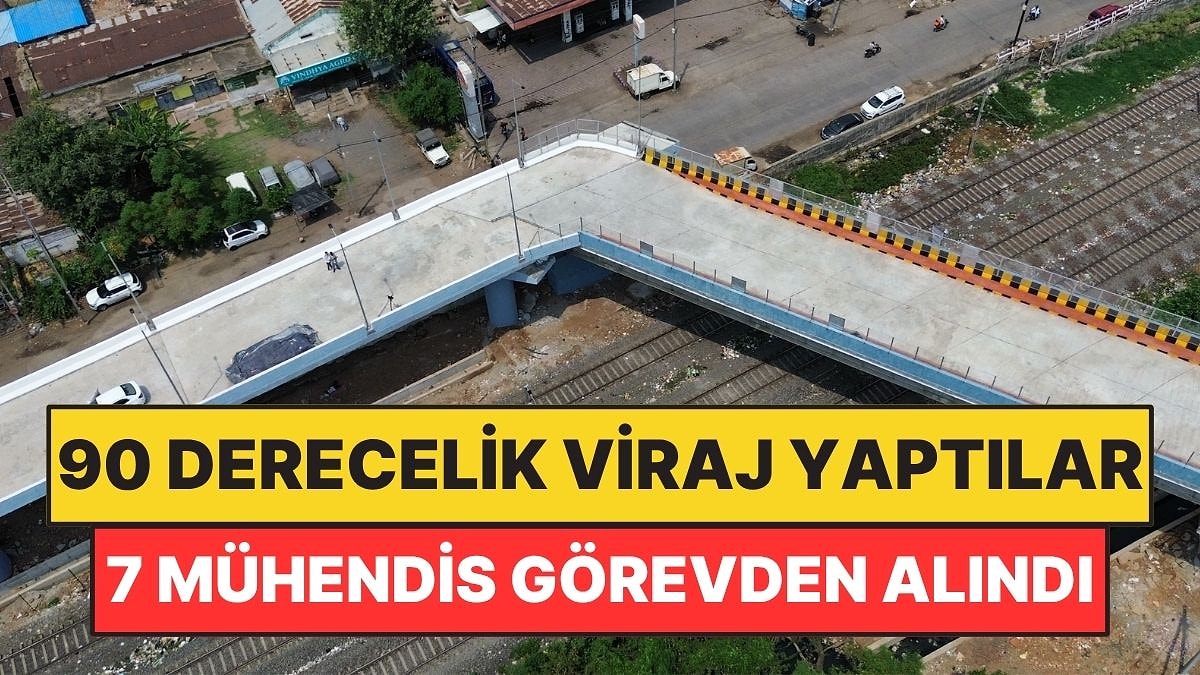 2,3 Milyon Dolarlık Köprüye 90 Derecelik Viraj Yaptılar: 7 Mühendis Görevden Alındı