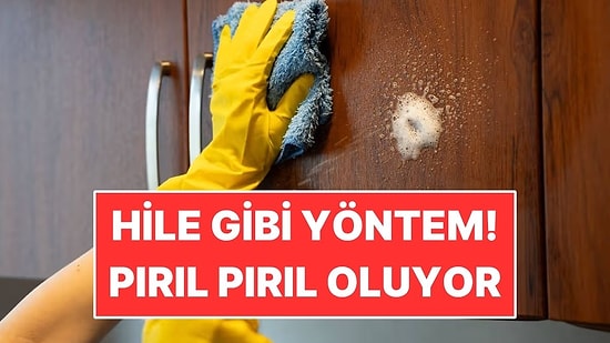 Mutfak Dolaplarındaki Yağ Lekelerini Çıkarmanın En Kolay Yolu Belli Oldu