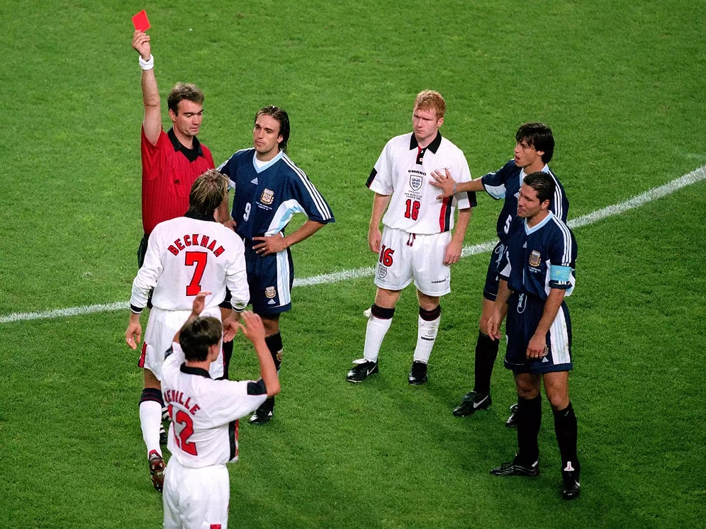 28 Years Ago Today, David Beckham Went from a Potential National Hero to a National Villain