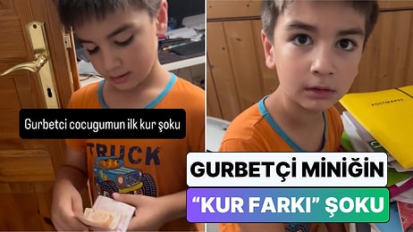Türkiye'de Topladığı Harçlıkları Euroya Çevirmek İsteyen Çocuğun Yaşadığı Kur Şoku Yüzüne Yansıdı