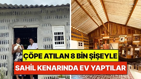 Çöpe Atılan 8 Bin Şişeden Kendi Başlarına Sahil Evi Yaptılar: Şimdiden Alıcısı Çıktı