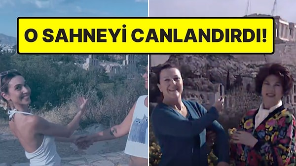 Kızılcık Şerbeti'nin Elif'i Yabancı Damat'taki Unutulmaz Sahneyi Yeniden Canlandırdı