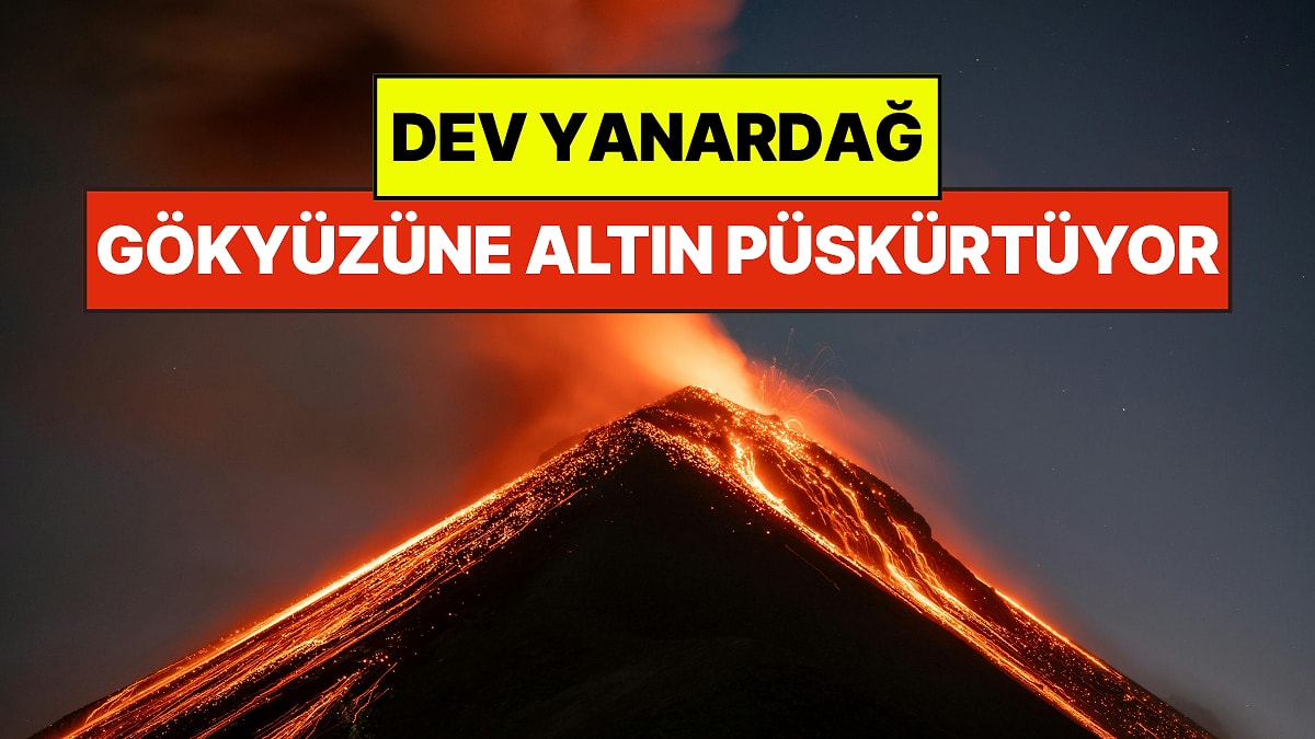 Antarktika'daki Dev Bir Yanardağ Gökyüzüne Kilolarca Altın Püskürtüyor