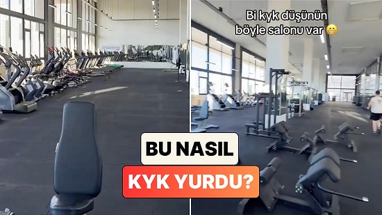 KYK Yurdu Mu Lüks Fitness Salonu Mu? Bir Öğrenci Kaldığı KYK Yurdu'nun Spor Salonunu Paylaştı