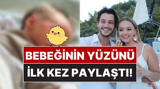 Ünlü Fenomen Başak Karahan 1 Aylık Olan Oğlu Kuzey'in Yüzünü İlk Kez Paylaştı