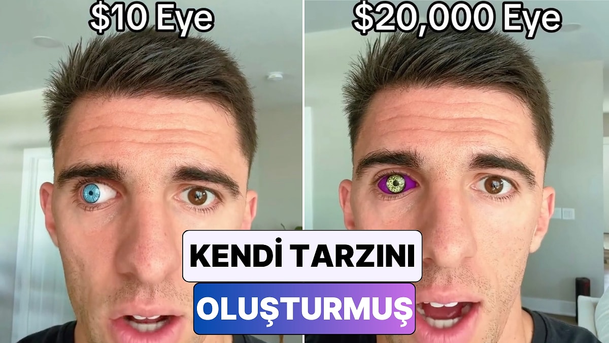 1 Dolardan 100 Bin Dolara: Protez Göz Kullanan Bir Adam İlginç Tasarımları ve Fiyatlarını Paylaştı