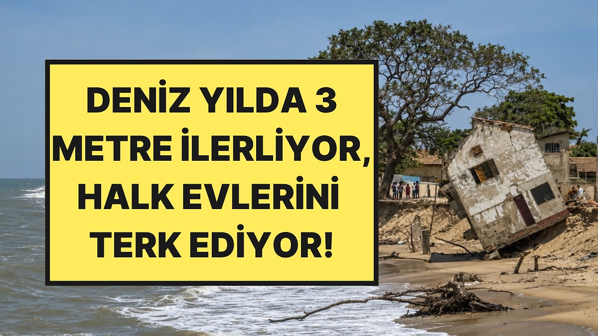 Bu Sahil Kasabası Göz Göre Göre Yok Oldu: Deniz 500 Evi Yuttu, 2 Bin Kişi Evini Terk Etti