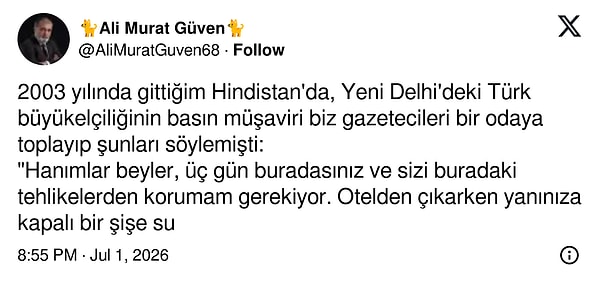Paylaşımı şöyleydi: